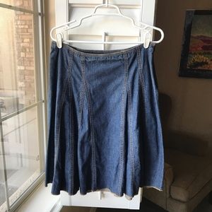 GAP A-Line Denim Skirt